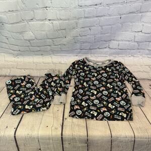 Georges Hats Video Game Pattern Bamboo Pajama Set